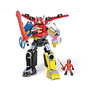 Mega Bloks Power Rangers Megaforce Gosei Great Megazord Light-Up Talking Construction Set